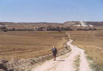 Downhill into Hornillos