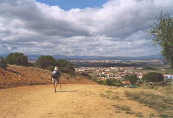Downhill toward San Justo and Astorga